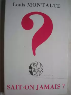 Couverture du produit · Sait-on jamais ?