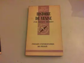 Couverture du produit · Histoire de Venise (Que sais-je)