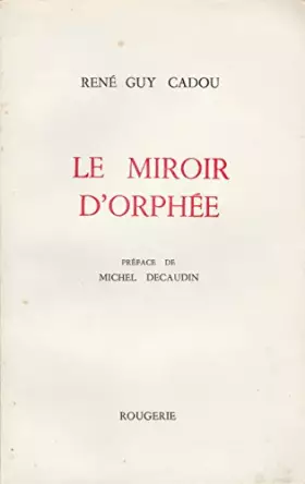 Couverture du produit · Le Miroir d'Orphée
