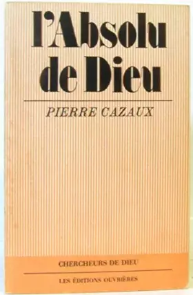 Couverture du produit · L'absolu de Dieu