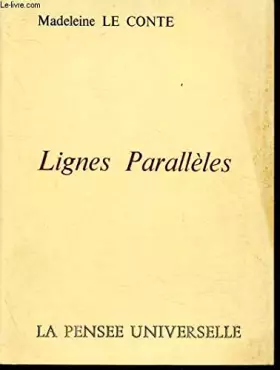 Couverture du produit · Lignes Parallèles.