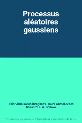 Couverture du produit · Processus aléatoires gaussiens