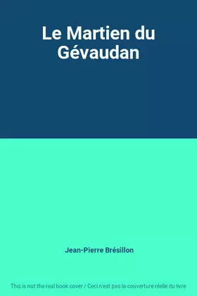 Couverture du produit · Le Martien du Gévaudan