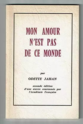 Couverture du produit · Mon amour n'est pas de ce monde