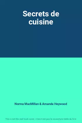 Couverture du produit · Secrets de cuisine