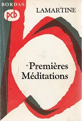 Couverture du produit · Premieres Meditations Poetiques