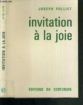 Couverture du produit · Invitation à la joie