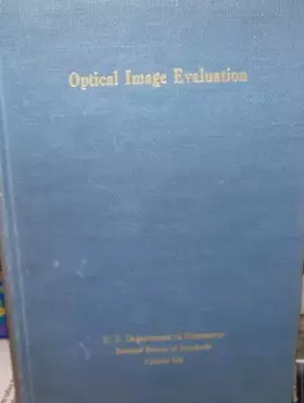Couverture du produit · Optical Image Evaluation.