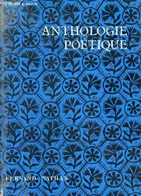 Couverture du produit · Anthologie poétique