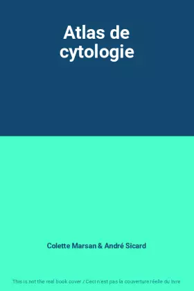 Couverture du produit · Atlas de cytologie