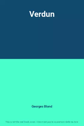 Couverture du produit · Verdun