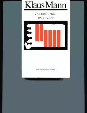 Couverture du produit · Klaus Mann - Tagebücher 1934 - 1935