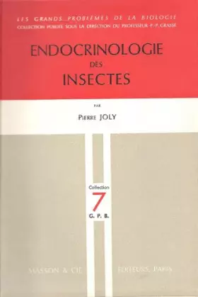 Couverture du produit · Endocrinologie des insectes