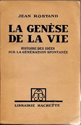 Couverture du produit · La genèse de la vie.