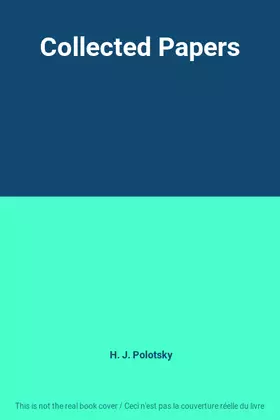Couverture du produit · Collected Papers