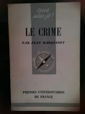 Couverture du produit · Le Crime