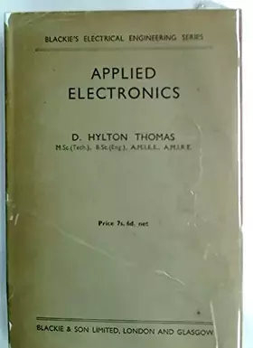 Couverture du produit · Applied Electronics. First Edition.