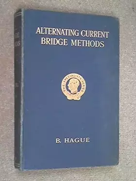 Couverture du produit · Alternating Current Bridge Methods