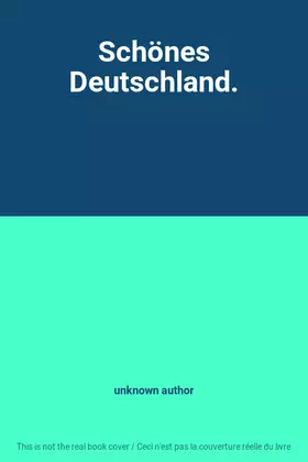 Couverture du produit · Schönes Deutschland.