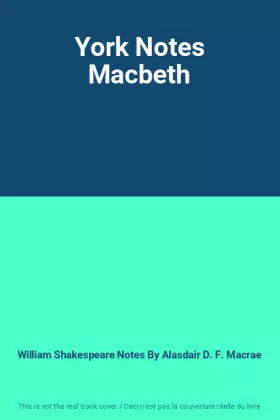 Couverture du produit · York Notes Macbeth