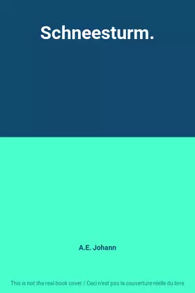Couverture du produit · Schneesturm.