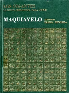 Couverture du produit · Nicolas Maquiavelo