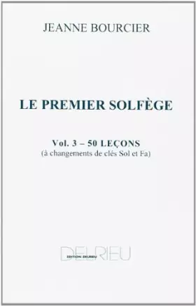 Couverture du produit · Premier solfège Volume 3 - Les 2 clés