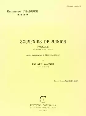 Couverture du produit · SOUVENIRS DE MUNICH --- PIANO