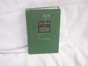 Couverture du produit · The Year Book of General Surgery 1962-1963