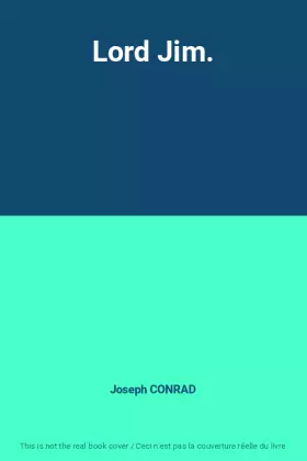 Couverture du produit · Lord Jim.
