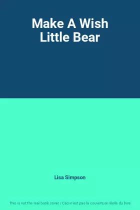 Couverture du produit · Make A Wish Little Bear