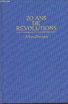 Couverture du produit · 20 ans de révolutions