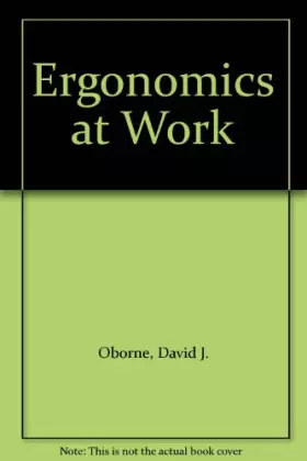 Couverture du produit · Ergonomics at Work