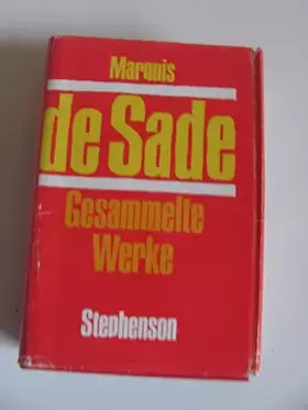Couverture du produit · Marquis de Sade (Gesammelte Werke)