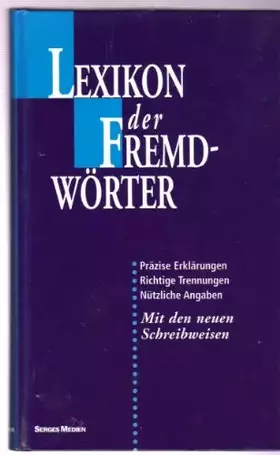 Couverture du produit · Lexikon der Fremdwörter