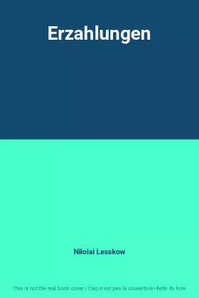 Couverture du produit · Erzahlungen