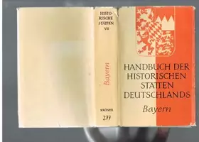 Couverture du produit · Handbuch der historischen Stätten Deutschlands : Bayern