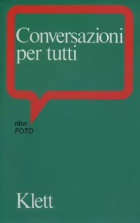 Couverture du produit · Conversazioni per tutti.
