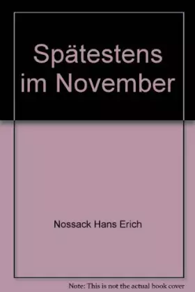 Couverture du produit · Spätestens im November.