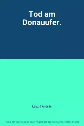 Couverture du produit · Tod am Donauufer.