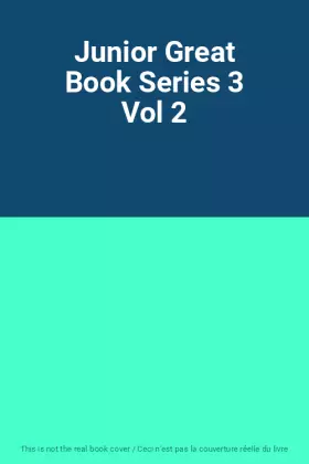 Couverture du produit · Junior Great Book Series 3 Vol 2