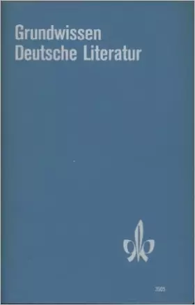Couverture du produit · Grundwissen Deutsche Literatur.