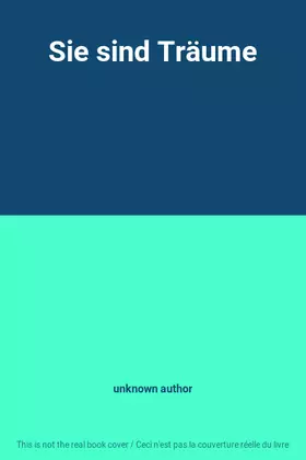 Couverture du produit · Sie sind Träume