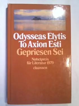 Couverture du produit · To Axion esti - Gepriesen Sei.