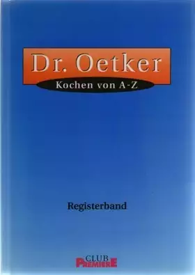 Couverture du produit · Kochen von A-Z. Registerband.