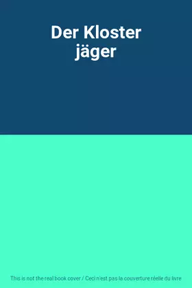Couverture du produit · Der Kloster jäger