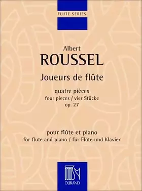 Couverture du produit · Joueurs de flûte Op.27 (4 pièces) - Fl/Po