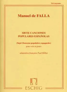 Couverture du produit · Chansons populaires espagnoles (7) - Cht/Po