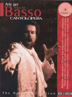 Couverture du produit · Cantolopera Volume 3 (Arie) +CD - Basse/Po