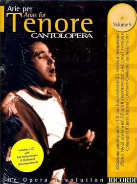 Couverture du produit · Cantolopera: Arie Per Tenore Vol. 5 Per Voce E Pianoforte +CD